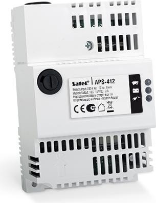 Satel APS-412 Voedingsvoorziening 10,5 V - 12 V, 4 A, Grijs