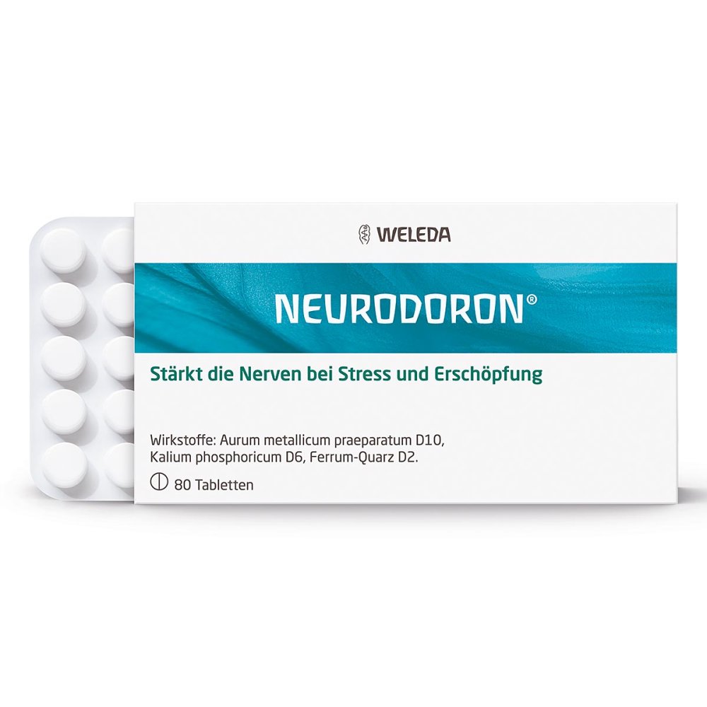 WELEDA AG Neurodoron Tabletten hilft bei Stress, innerer Unruhe 06059276