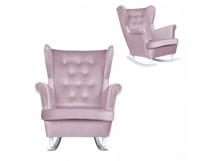 Family Meble Schaukelstuhl Family Meble Diana Schaukelsessel Ohrensessel Royal V 14 Lila 84x92x10