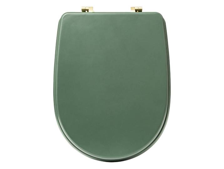 5five Simply Smart Wc-Sitz Duo 49/36/4,5 cm, Grün, Kunststoff, 36x4.5x49 cm, Badezimmer, WC Ausstattung, WC Sitze