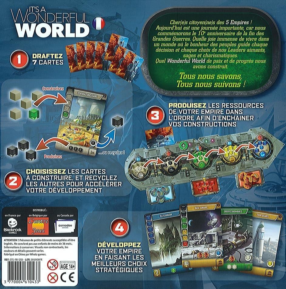It's A Wonderful World kaartspel, multicolor, 1-5 spelers