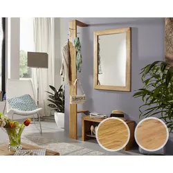 3S Frankenmöbel »Corner« Massivholz Garderobe  – erhältlich in 2 Holzarten
