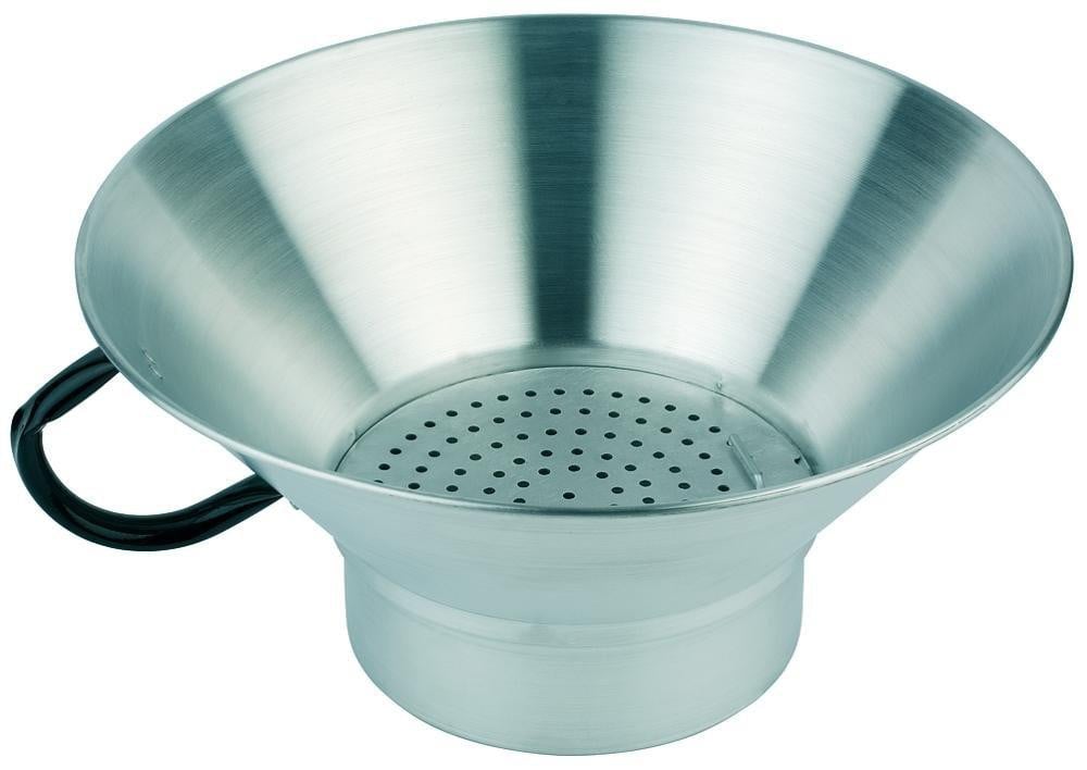 Dripio Aluminium Friteuse-afdruipmand met uitneembaar inzetstuk, Diameter: 39 cm