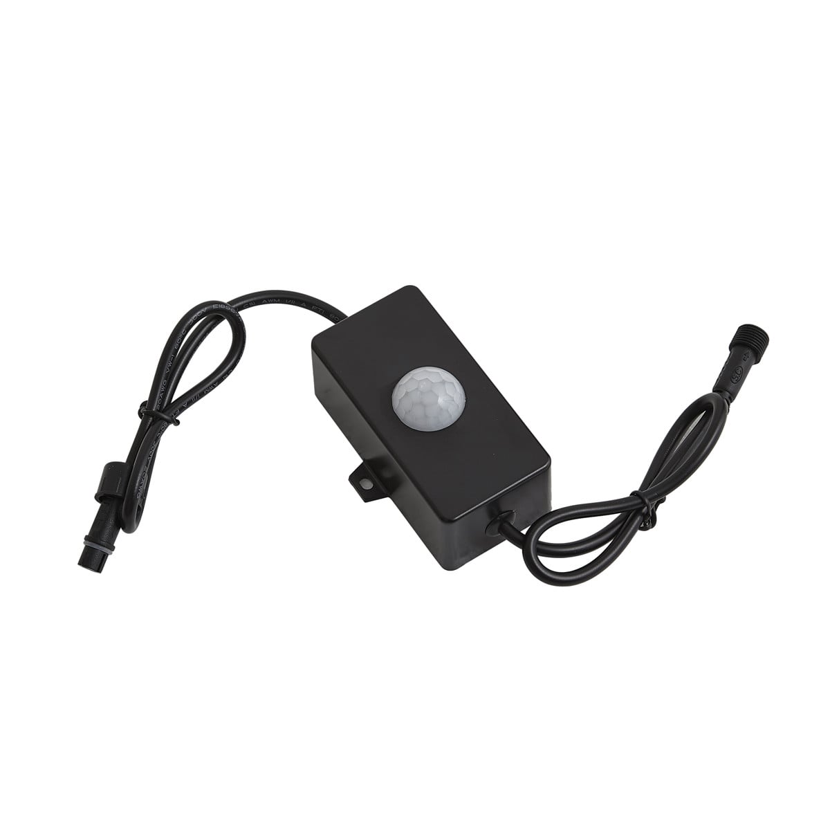 Qazqa Bewegingssensor 12V zwart IP44 PIR