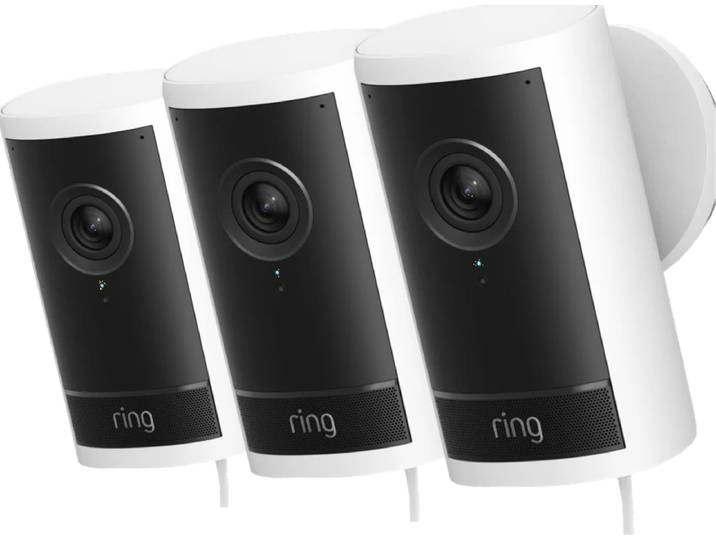 Ring Outdoor Camera Pro Stekker Wit 3-Pack