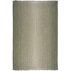 Luxus Handgewebter Teppich - Jute & Wolle Mix - `Weaver`. Farbe: Grün, 80x150 cm | Kadima Design