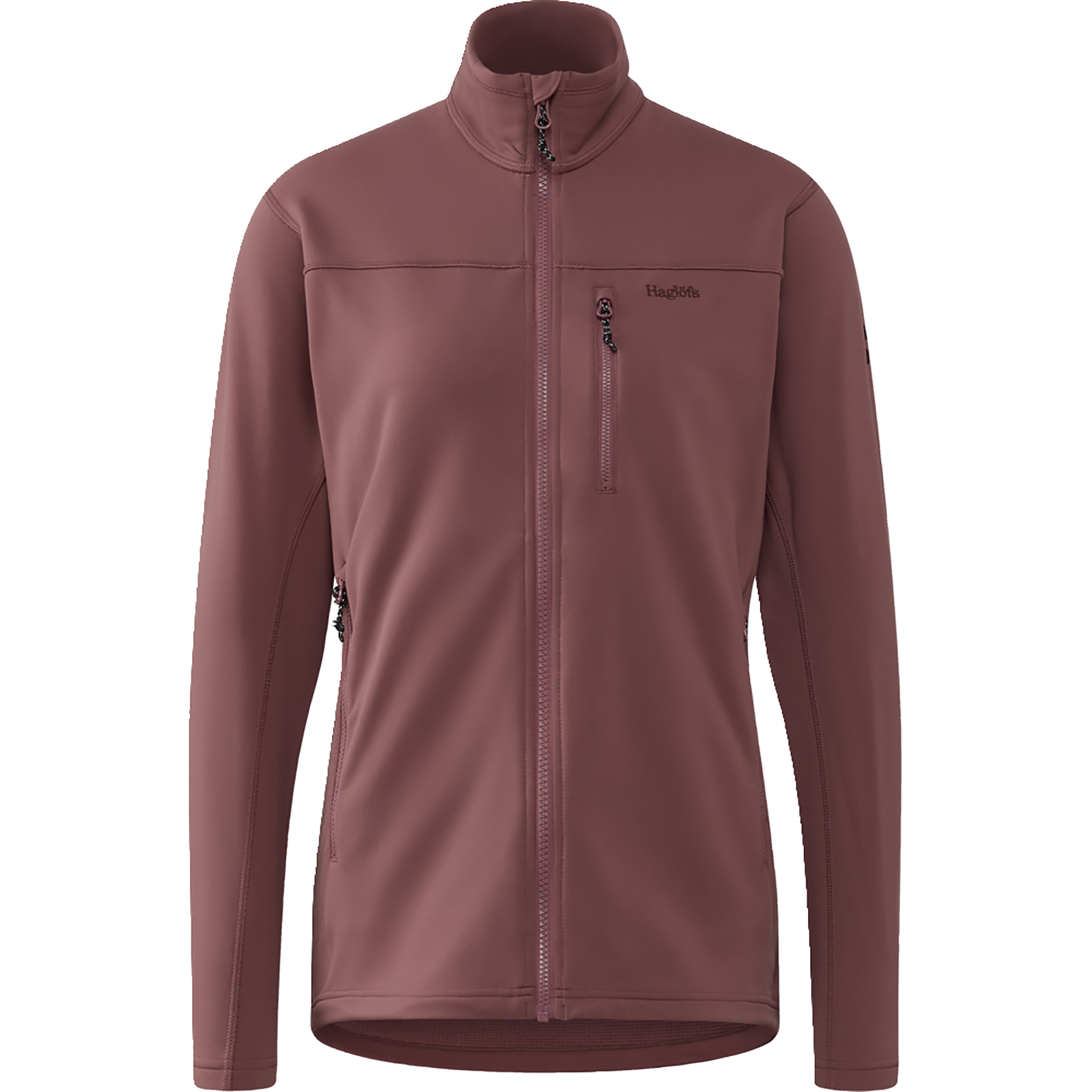 Haglöfs Rosson Mid Damen Fleecejacke braun Größe L Camping Elastisch