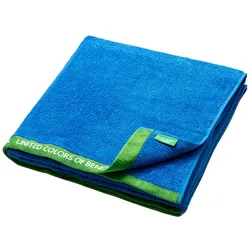 Benetton - Blaues Handtuch 90X160.