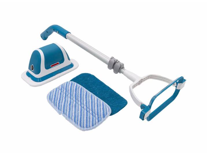 Mediashop Livington Multi Scrubber Akku-Schrubber – Bodenwischer/Wischmopp – weiss