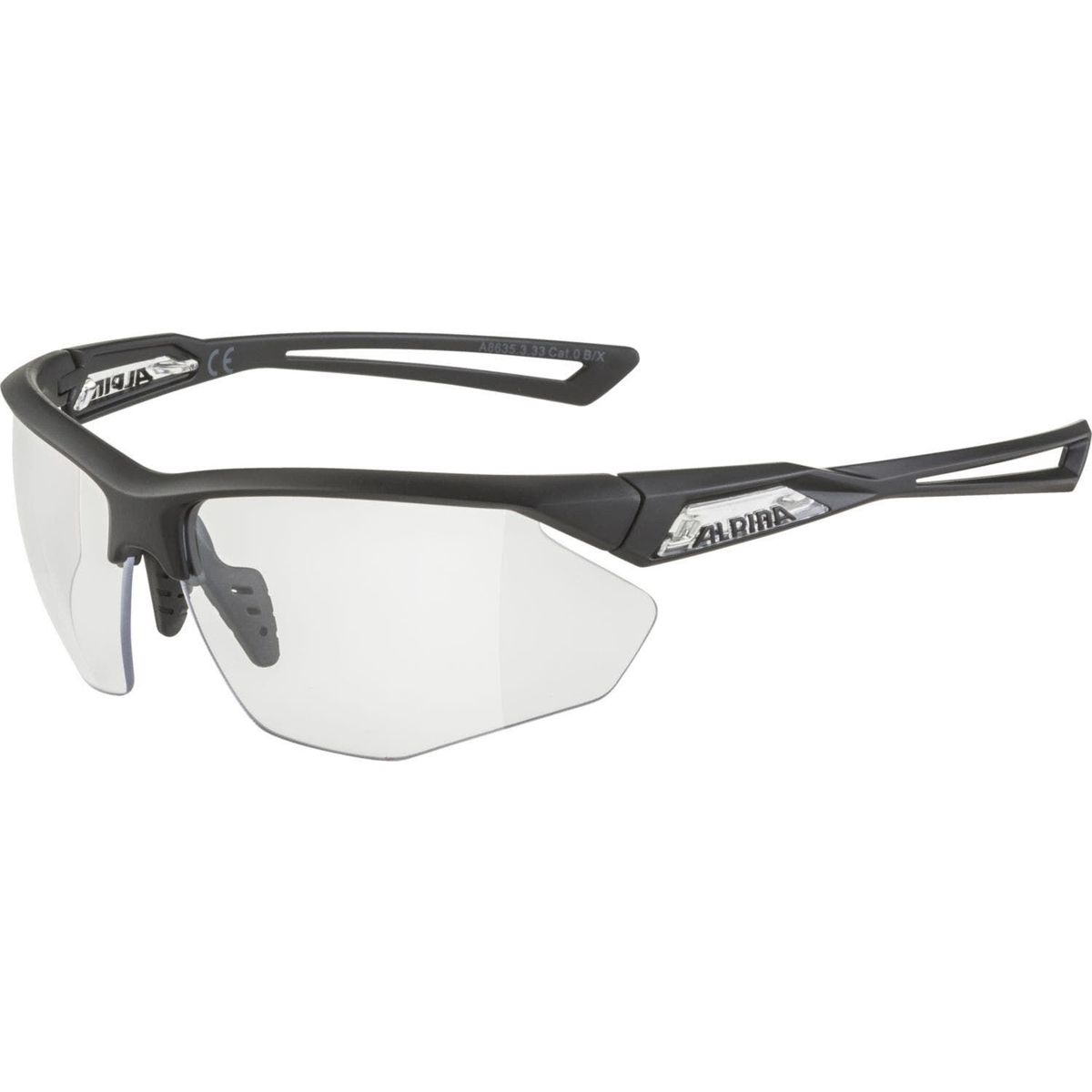 Alpina Nylos HR black transparent mat clear (33) one size A8635333