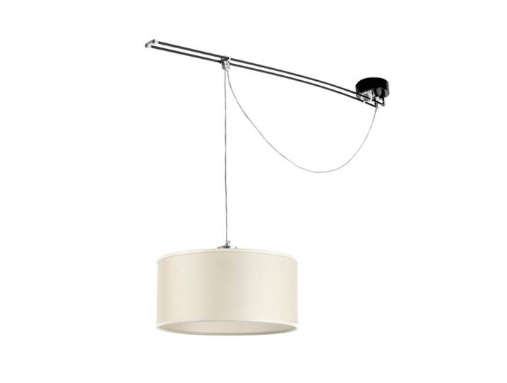 LUMINA lampe à suspension MOOVE (Ivoire - Métal et tissu)