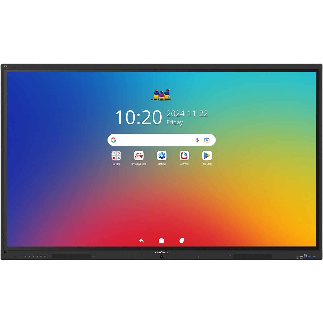 65" (165,10cm) ViewSonic ViewBoard IFP6541-1-1C schwarz 3840x2160 1xDisplayPort / 1xVGA / 3xHDMI 2.1
