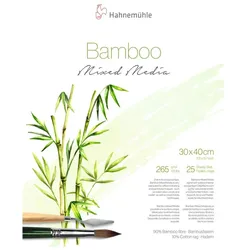 Hahnemühle, Heft + Block, Aquarellblock Bamboo (30 x 40 cm, Blanko)