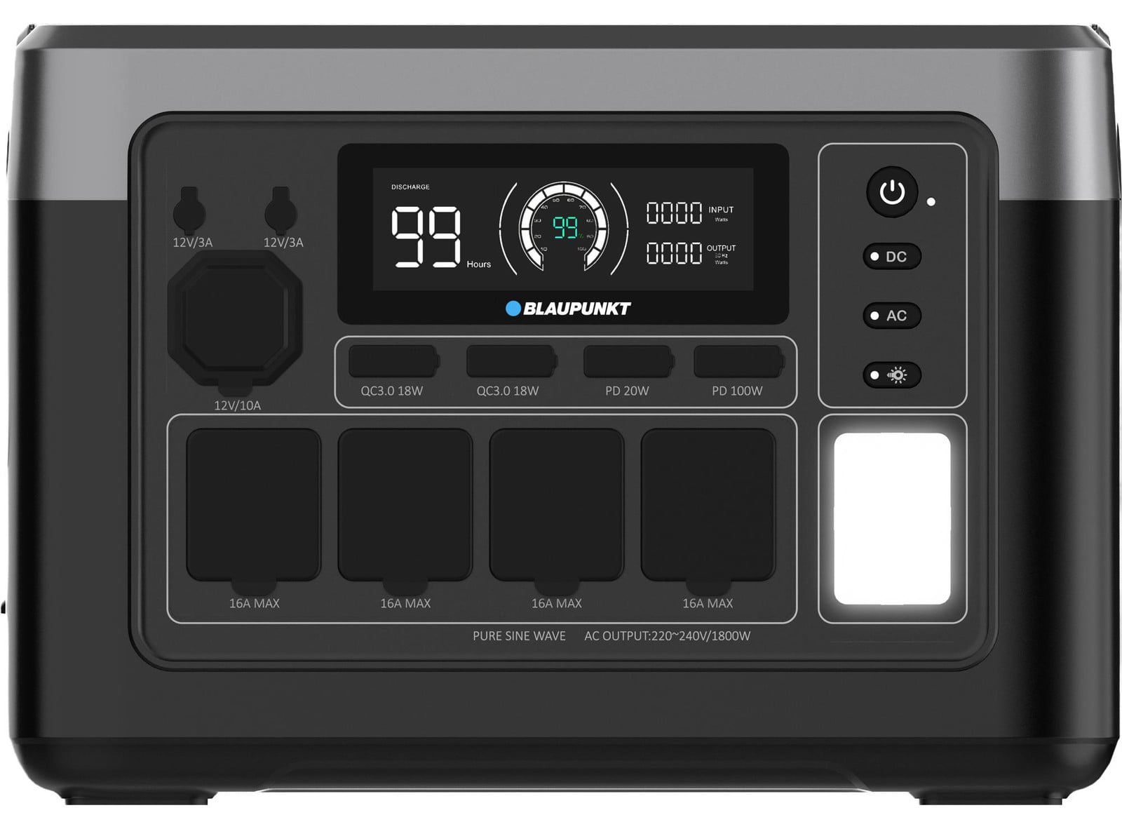 Blaupunkt Power Station 1000 mobiele stroomopslag