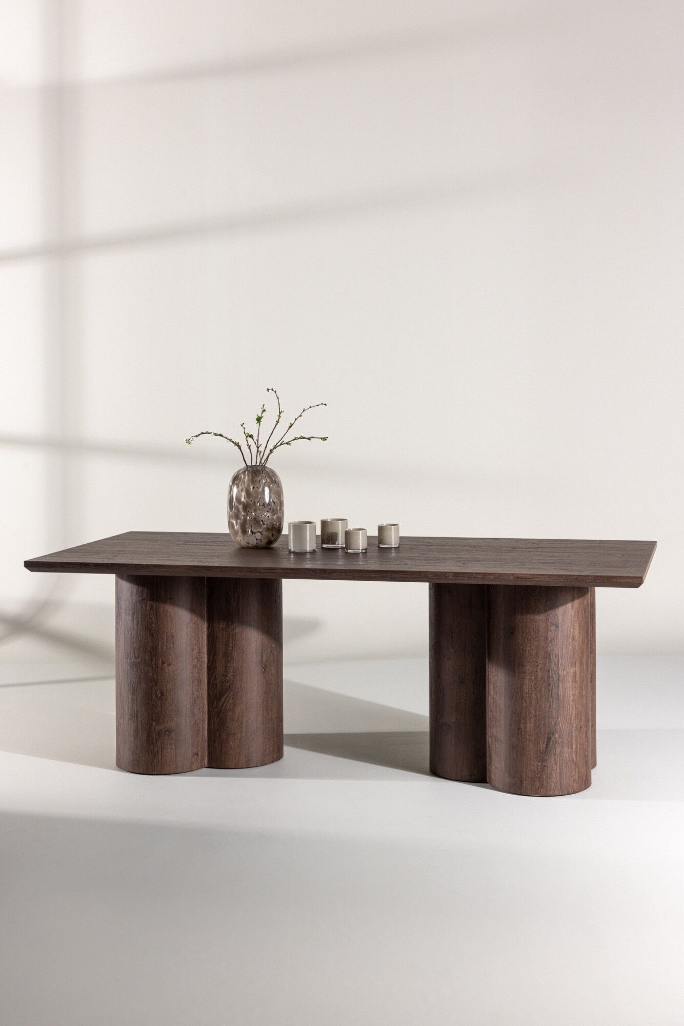 Esstisch VENTURE HOME "Olivia, rechteckiger Esstisch, 210 × 100 cm", braun (mocca, mocca), B:100cm H:75cm T:100cm, Tische, Esstisch, Esszimmertisch, MDF, rechteckig, geräumig, gesellig, einladend