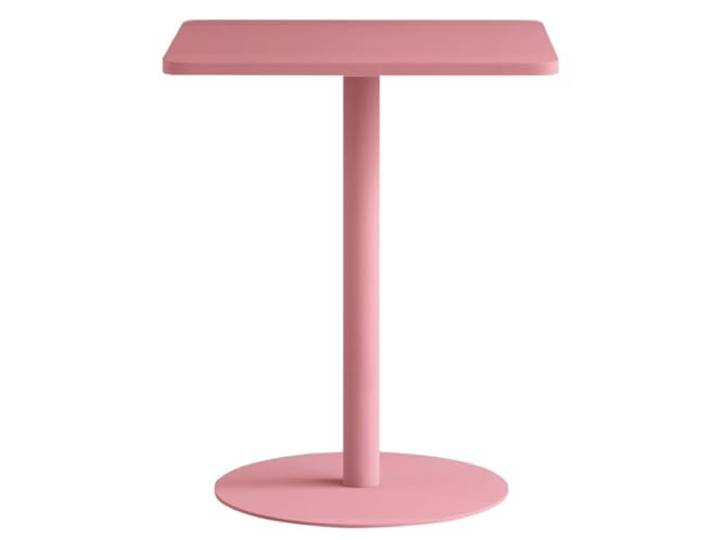 XDgfjrCGKJ 29 Höhe, mit Metallsockel, dekorativer Säulentisch(/Pink)