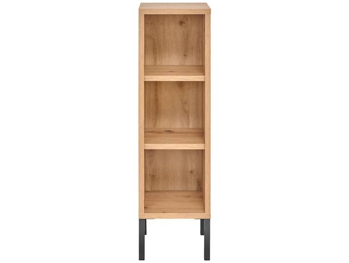 Jimmylee Babyunterstellregal, Eiche Artisan, Metall, 2 Fächer, 25x89x25 cm, DIN EN ISO 9001, stehend, Baby- und Kindermöbel, Babyzimmer, Babyzimmerserien