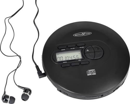 Reflexion PCD520MF/BK Tragbarer CD-Player CD, CD-R, CD-RW, MP3 Schwarz