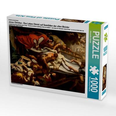 CALVENDO Puzzle Ein Motiv aus dem Kalender Jesus Christus - Das Leben Christi auf Gemälden der alten Meister | 1000 Teile Lege-Größe 64x48cm