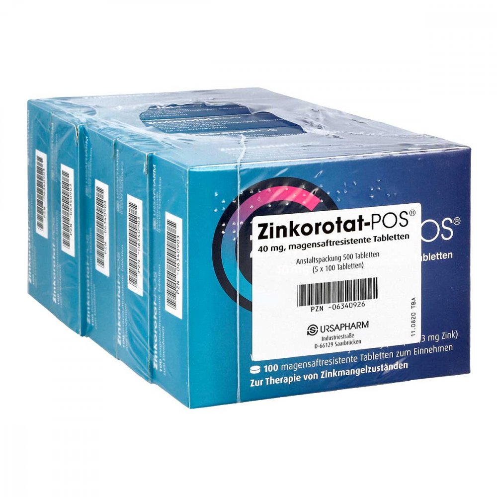 URSAPHARM Arzneimittel GmbH Zinkorotat-POS 06340926