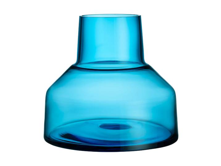 Iittala Vase Solare bas Ø22x20 cm Électrique bleu
