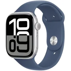 Apple Watch Series 10 OLED 46 mm Digital 416 x 496 Pixel Touchscreen 4G Silber WLAN GPS