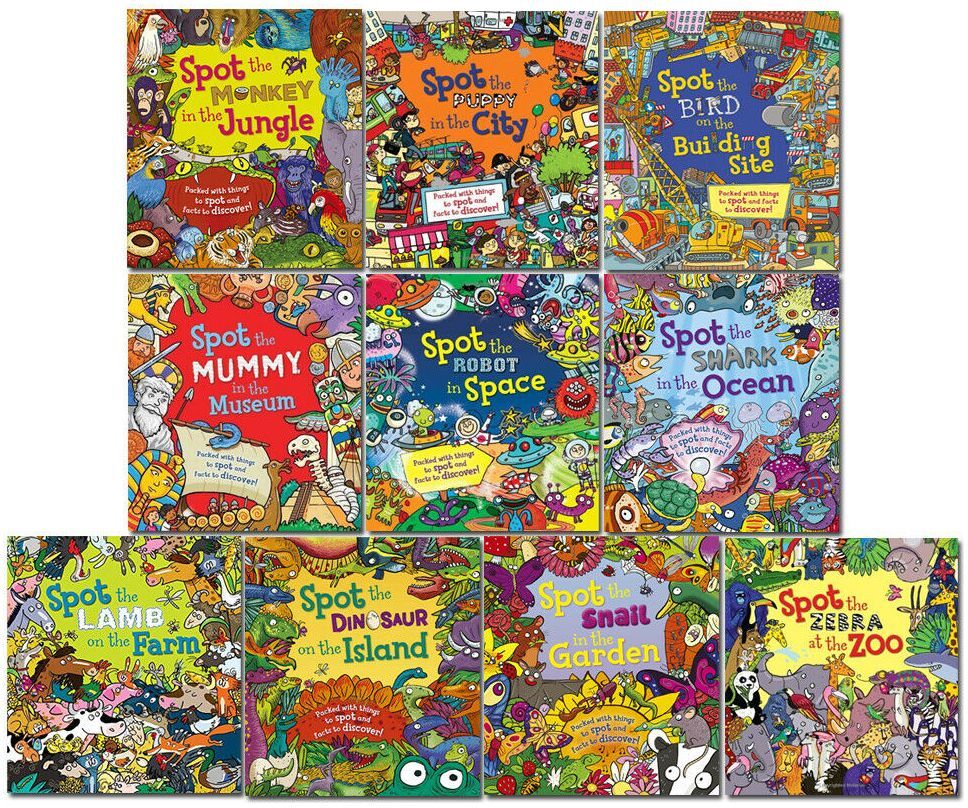 QED Publishing Spot Facts To Discover 10 Picture Books Children Collection By Alexandra Koken