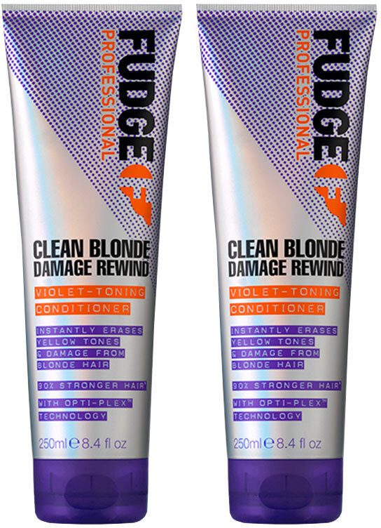 Fudge Clean Blonde Damage Rewind Purple Violet Toning & Repair Conditi