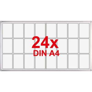 Franken Schaukasten SK6124 PRO, innen, 24 x A4, magnetisch, abschließbar
