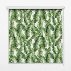 INNENROLLO - Fensterrollo - Rollo - 60x40 cm - Blätter