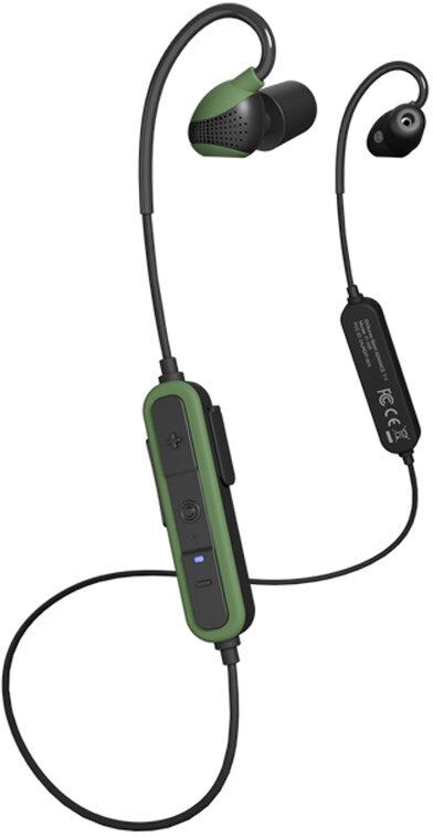ISOtunes PRO Advance 2.0 Støjdæmpende Høreværn m. Bluetooth - Sort / Grøn