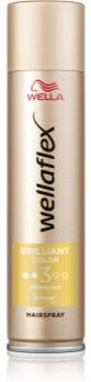 Wella flex Brilliant Color spray fixador para cabelo com fixação média para cabelo pintado 250 ml. flex Brilliant Color