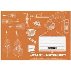 Baier & Schneider, Heft + Block, Notenheft (A5)