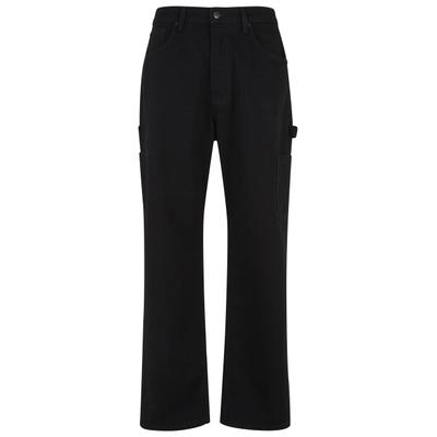 Bequeme Jeans 2Y STUDIOS "2Y Studios 2Y Eladan Worker Baggy Jeans", Herren, Gr. 32, Normalgrößen, schwarz, 100% Baumwolle, unifarben, Jeans