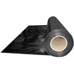 VEPATIM Abdeckfolie Baufolie schwarz opak  2000mm x 50m 150my LDPE