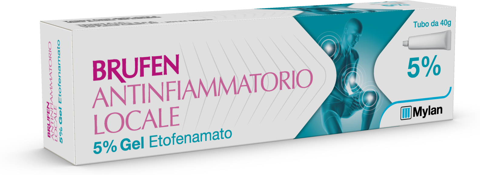 Viatris Brufen Antinfiammatorio Gel 40g 5%