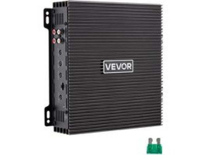 VEVOR Autoverstärker 2-Kanal, Endstufe Klasse AB Überbrückbar, Max. 2 x 300 W an 4 Ohm / 2 x 600 W an 2 Ohm, Hochleistungsverstärker für SUVs Pickups Geländewagen Mehrkanal-Audioverstärker
