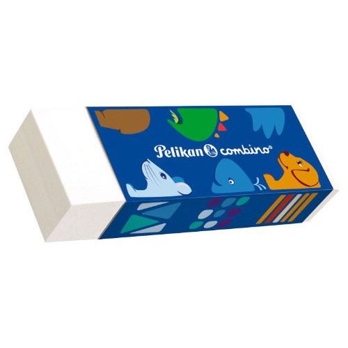 Pelikan Kunststoff-Radierer combino Blisterkarte