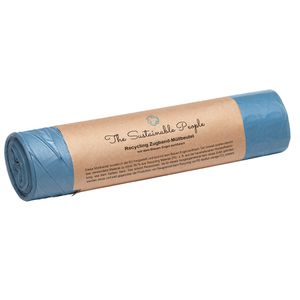 TSP Müllbeutel Recycling, 5076U, 60 Liter, mit Zugband, blau, 10 Stück