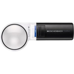 Eschenbach Lupe mobilux LED, mit Licht, 4x Vergrößerung, Leselupe, Ø 60mm