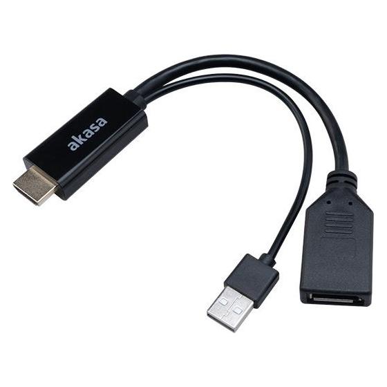 Akasa DisplayPort - DisplayPort (0.25 m) (AK-CBHD24-25BK)