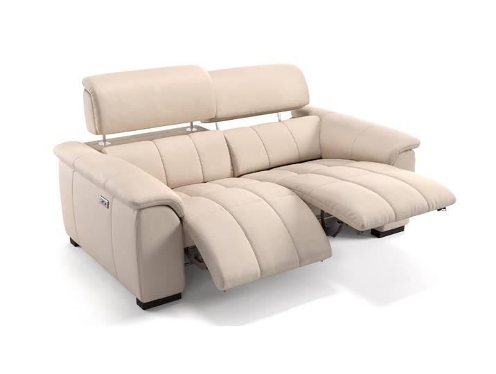 Ledercouch 2-Sitzer MINORI Designercouch Relax Sofa