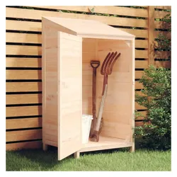vidaXL, Gartenhaus + Gartenschrank, Lameletta