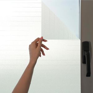 Marapon Fensterfolie M9020NSTR , selbsthaftend, 90 x 200cm, Nadelstreifenmuster mit UV-Schutz, Sichtschutz