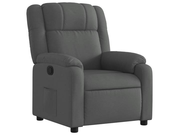 vidaXL Relaxsessel Dunkelgrau Stoff