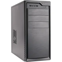 One Office Advanced IO07 (500 GB, 8 GB, Intel Core i3-9100F, GeForce GT 710), PC, Schwarz