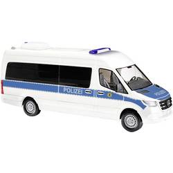 Busch 52638 H0 Einsatzfahrzeug Modell Mercedes Benz Sprinter Bus, Polizei Berlin Mannschaftskraftwagen MKW