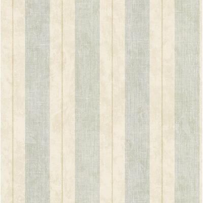 Seabrook Designs Seabrook Design Demeter Stripe Faux Unpasted Wallpaper