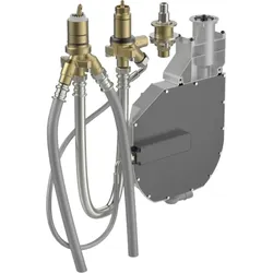 Hansa Grundkörper Universal 53040300 chrom, Wannenrand-4-Loch-Armatur