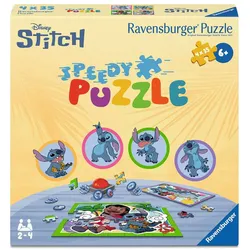 Ravensburger Puzzle - Kinderpuzzle 4x35 Teile - Speedy Puzzle Disney Stitch